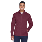 Devon & Jones Men's Bristol Full-Zip Sweater Fleece Jacket